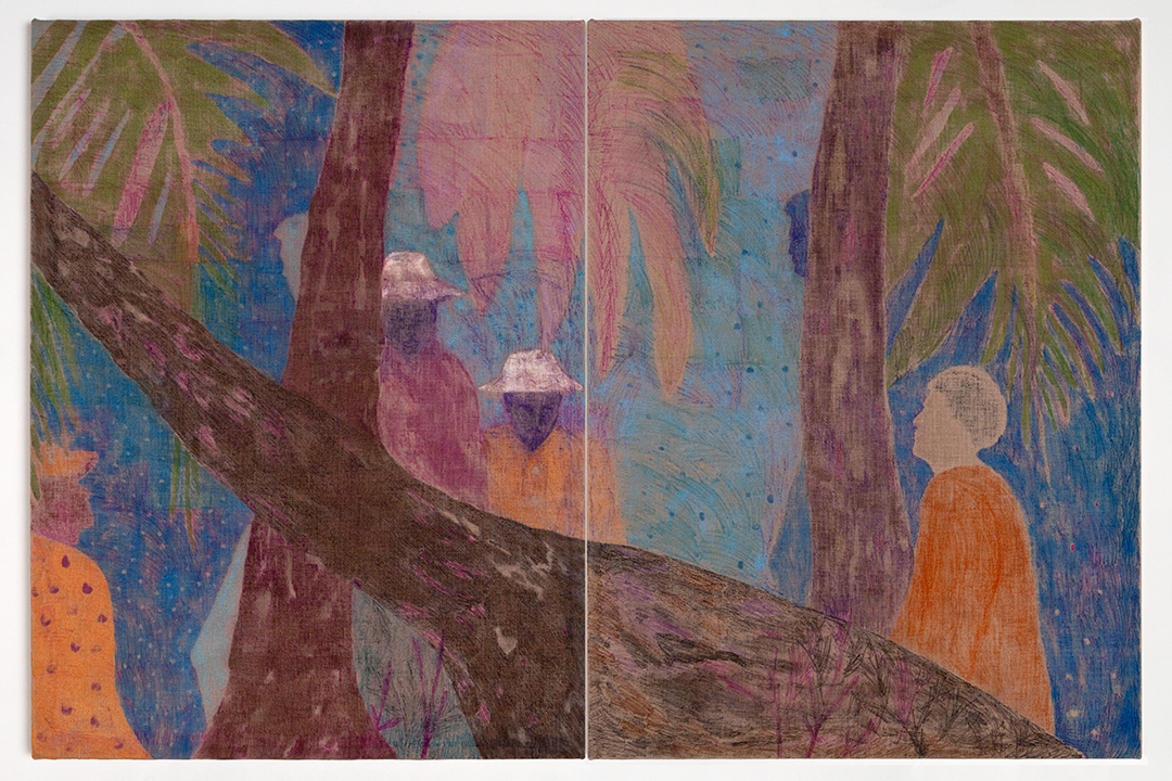 Mark Maurangi Carrol, The arrival of Marama, 2025, Nasha Gallery, Futures