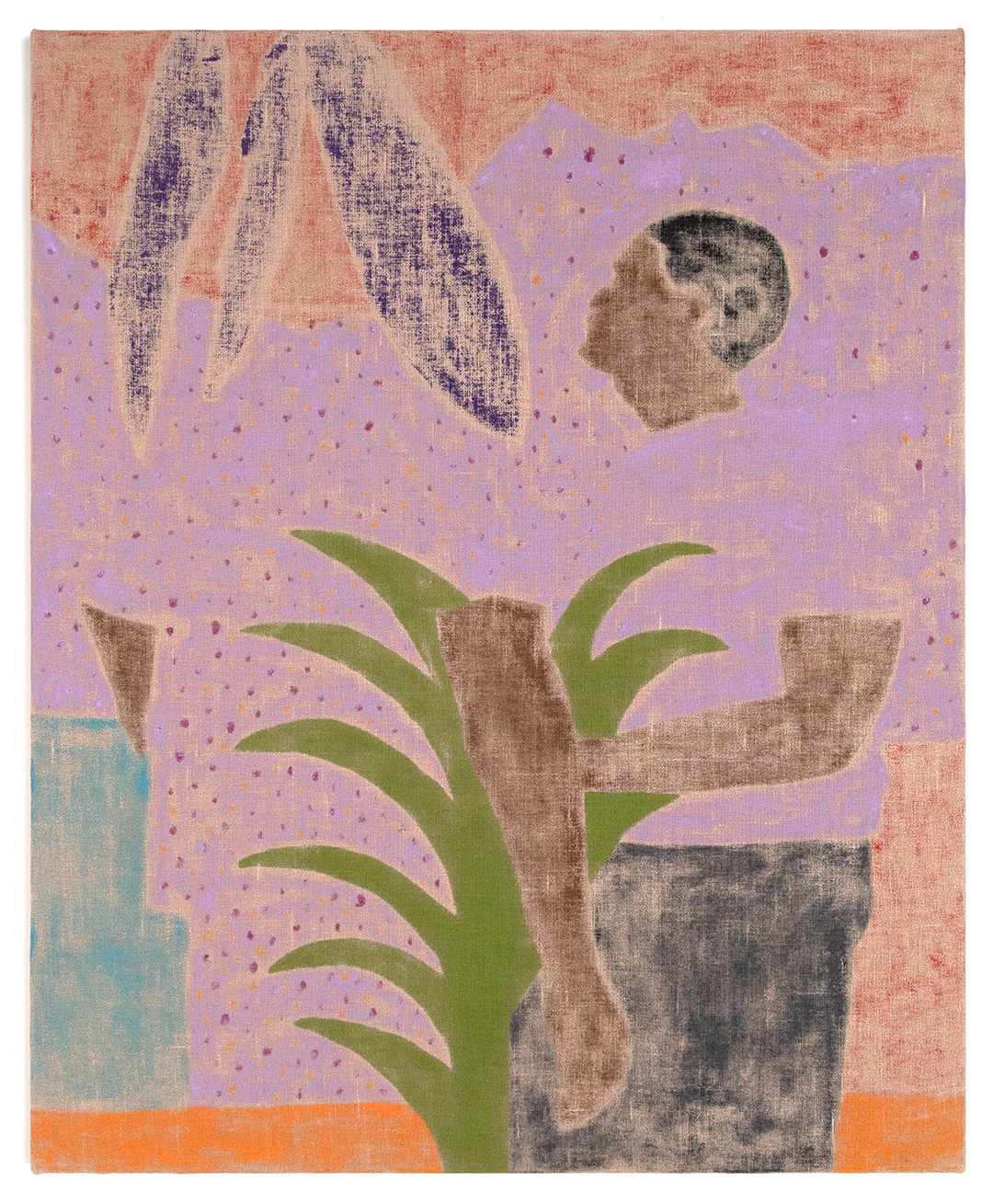 Mark Maurangi Carrol, The planter (red west), 2025, Nasha Gallery, Futures