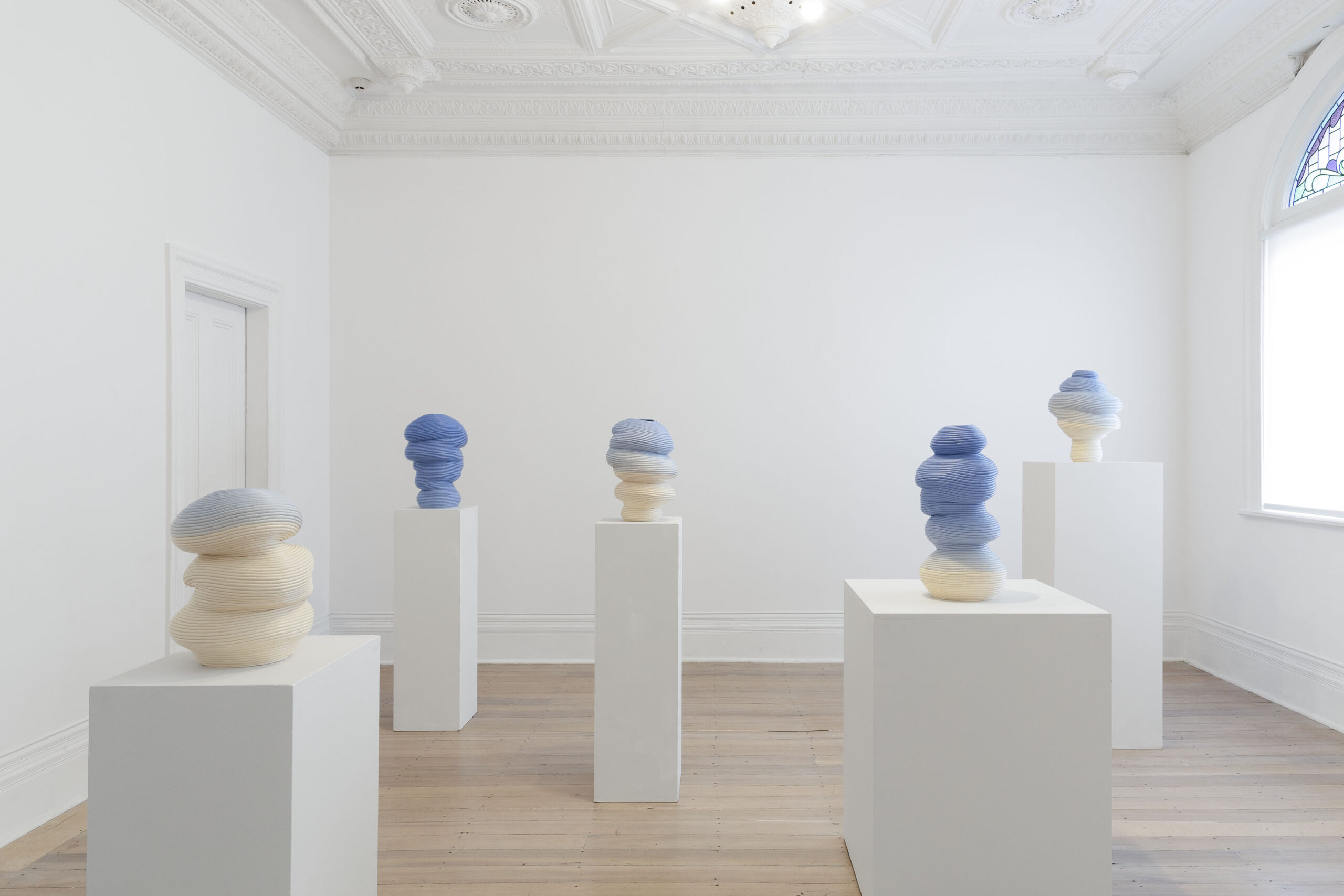 Zhu Ohmu, lores 02 install, McLeavey Gallery, Galleries